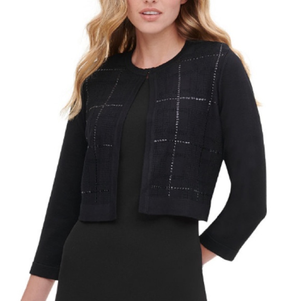 Tommy Hilfiger black cardigan Medium New